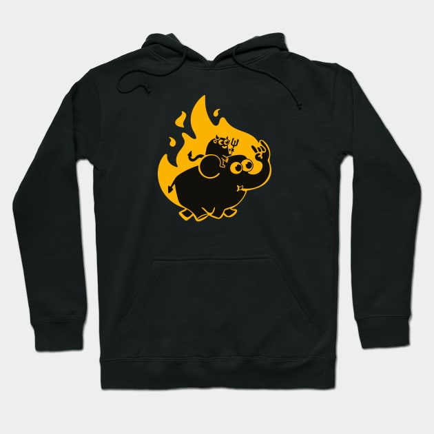 Hells Elephant Hoodie by marvandraw